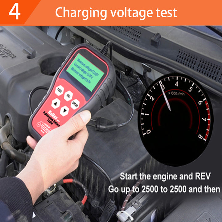 Automobile Battery Tester charging voltage test