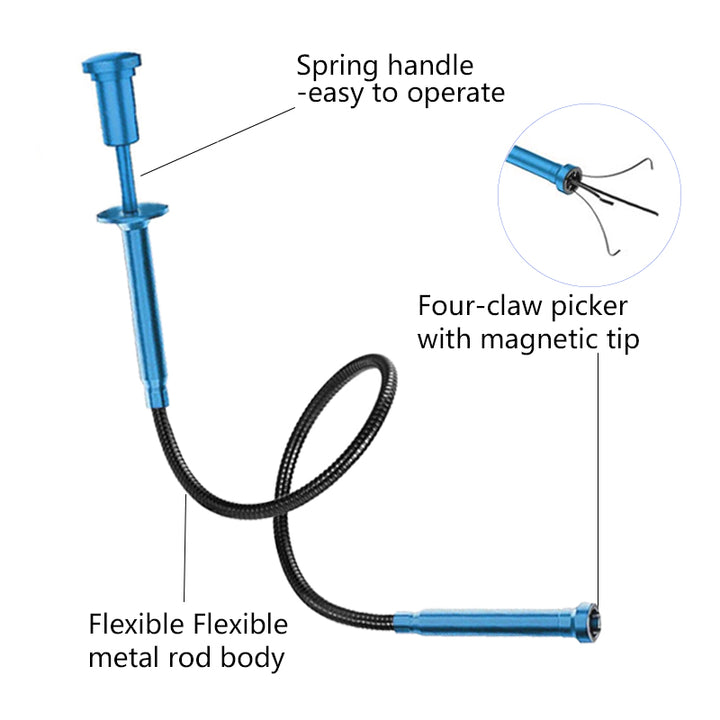 Flexible Metal Grabber Tool Magnetic Claw