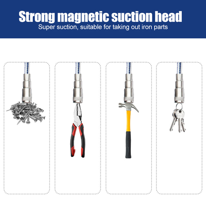 Magnetic tape light picker strong magnetic suction head