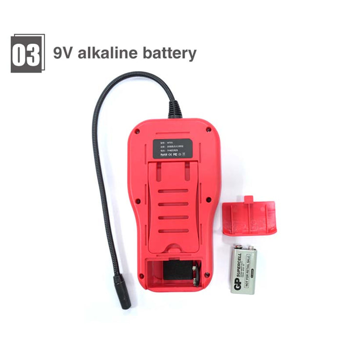 Multi-system Ignition Analyzer 9V alkaline battery