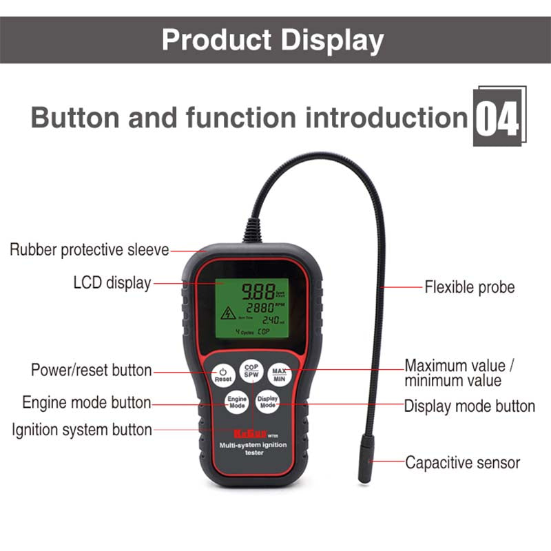 Multi-system Ignition Analyzer button and function introduction