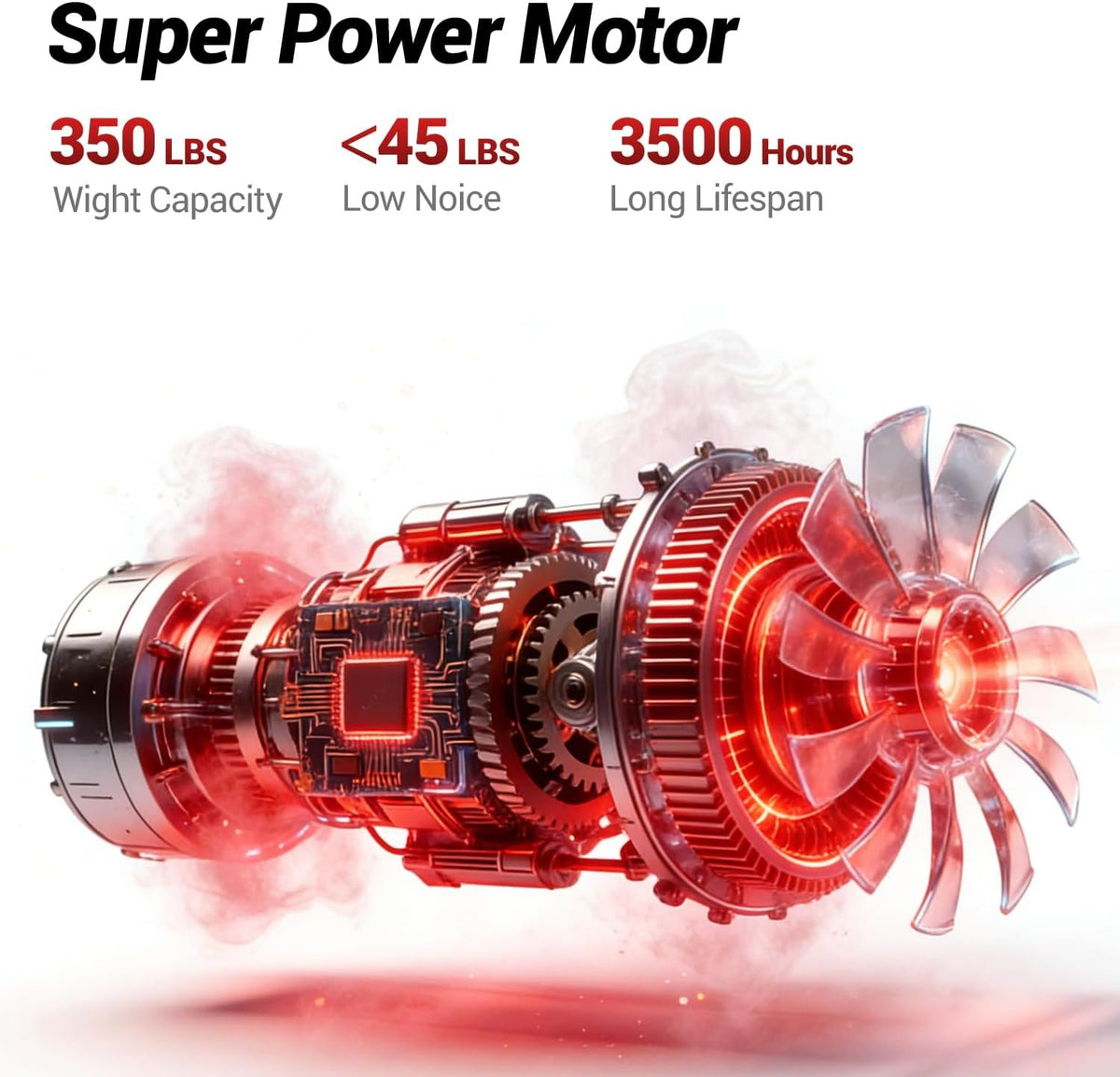 Super power 3.0HP brushless motor treadmill quiet operation