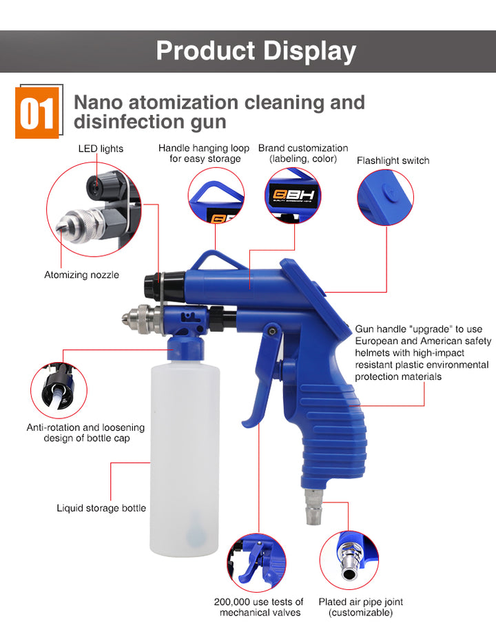 Atomizing Spray Gun WX01